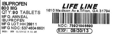 IBUPROFEN 800MG.jpg Ibuprofen 800mg #90 Label - IBUPROFEN 800MG
